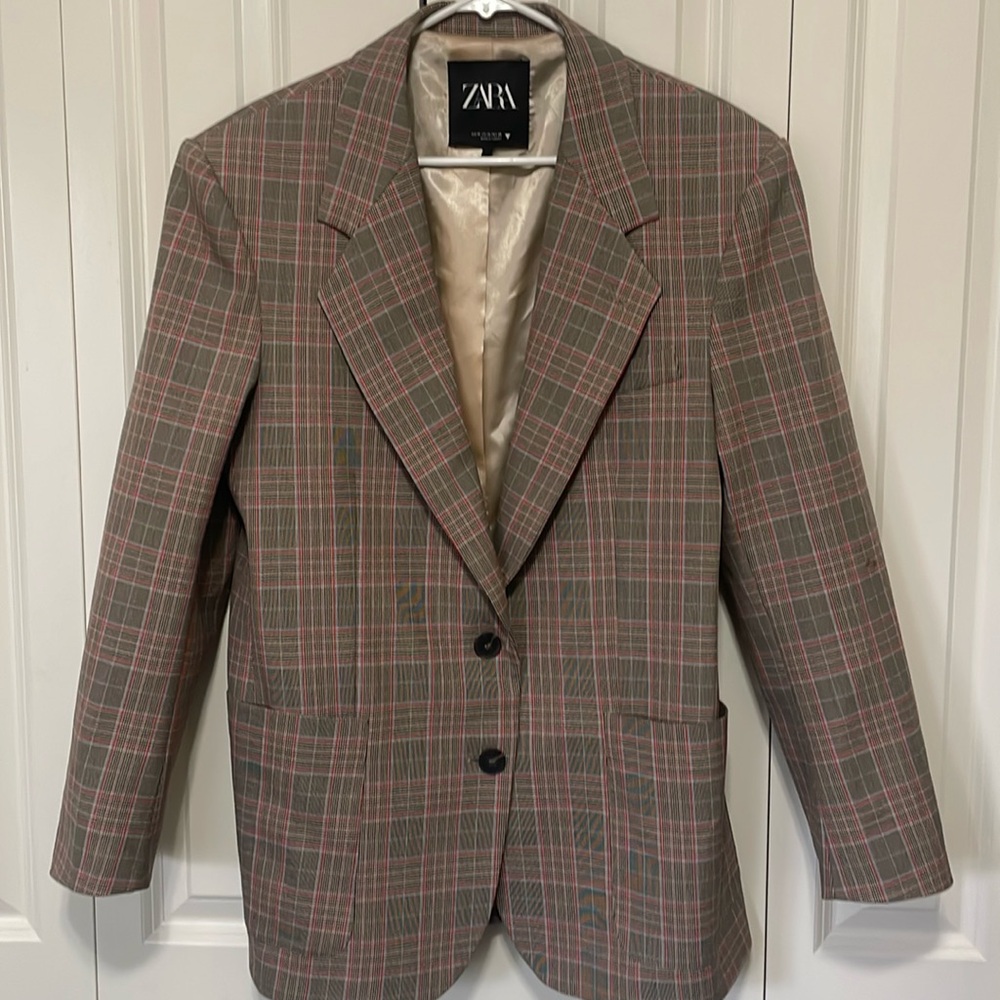Zara Blazer Plaid